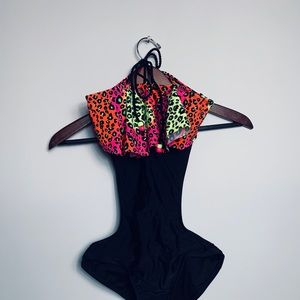 Neon colored Cheetah One Piece